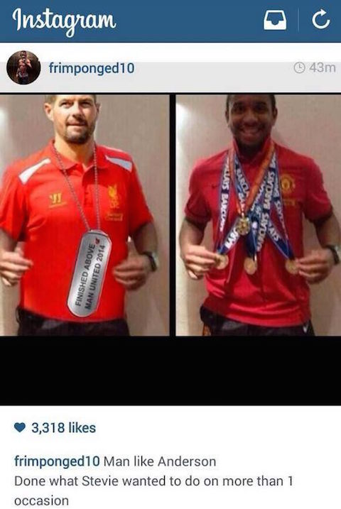 Emmanuel Frimpong Steven Gerrard Instagram