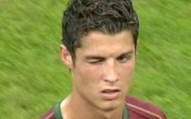 cristiano ronaldo wink