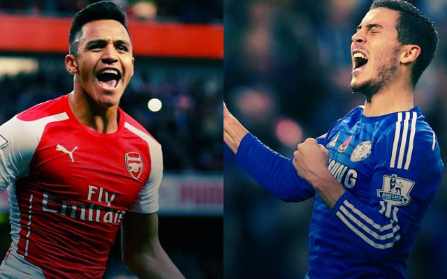 Alexis Sanchez Eden Hazard Arsenal Chelsea