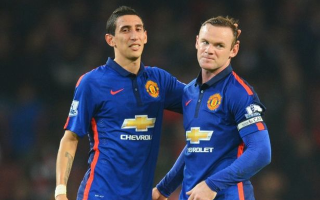 Angel Di Maria Wayne Rooney