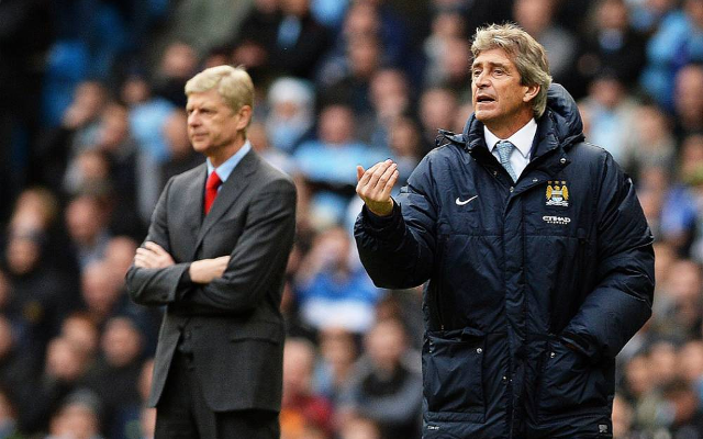 Arsene Wenger Manuel Pellegrini