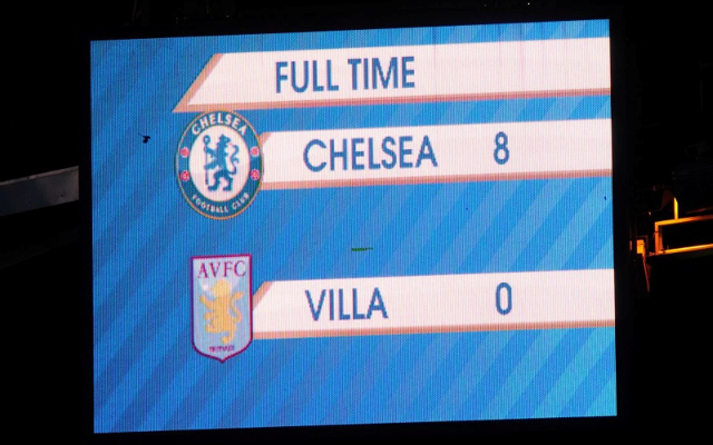 Chelsea 8-0 Aston Villa