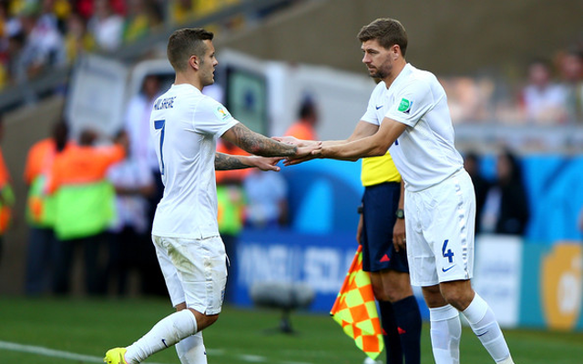 Jack Wilshere Steven Gerrard England