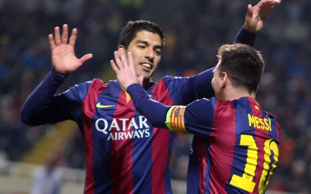 Luis Suarez Lionel Messi