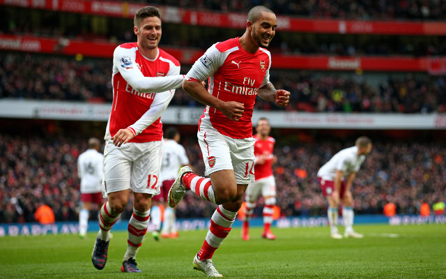 Olivier Giroud Theo Walcott Arsenal