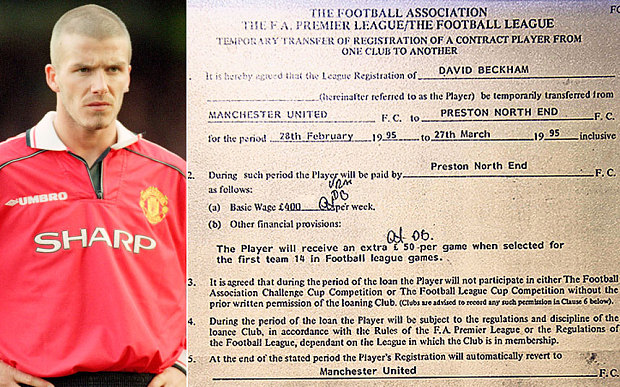beckham contract