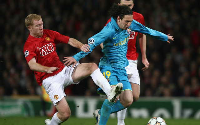 messi scholes