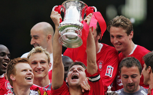 steven gerrard liverpool fa cup