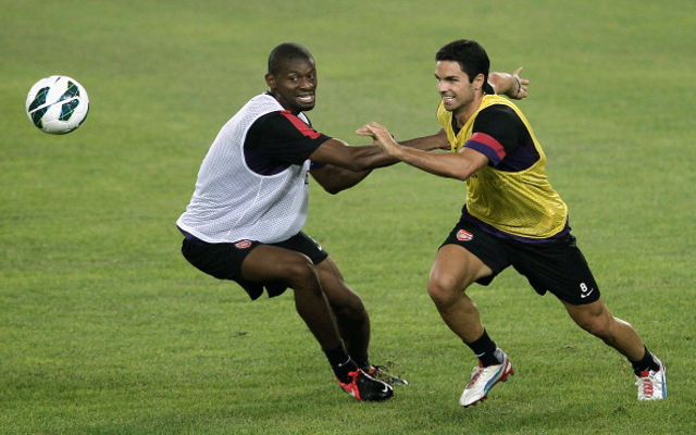 Abou Diaby Mikel Arteta Arsenal
