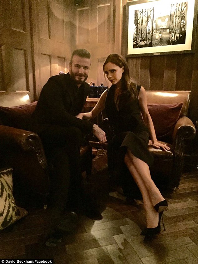 David Beckham and Victoria