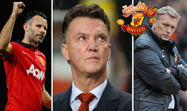 Giggs Van Gaal Moyes