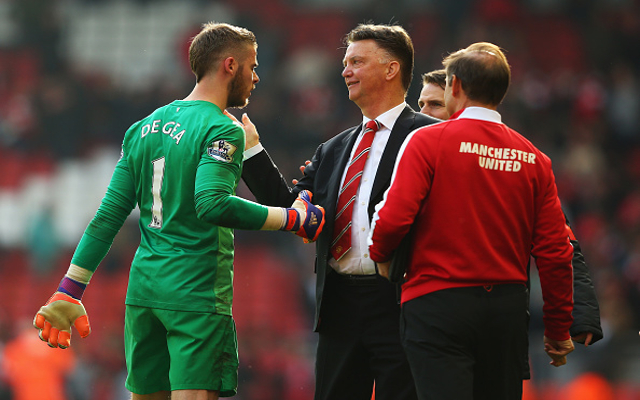 Louis van Gaal David de Gea Man United
