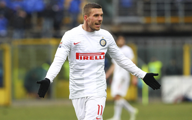 Lukas Podolski Inter Milan