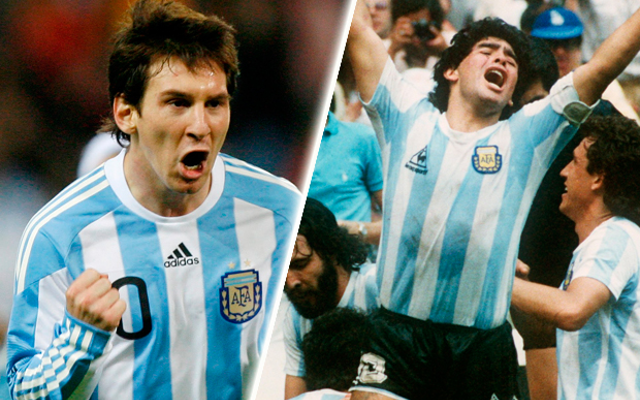 Messi Maradona