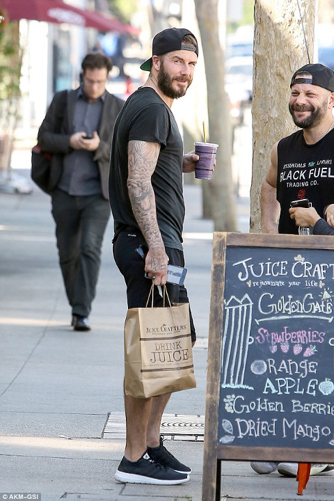 david beckham smoothie