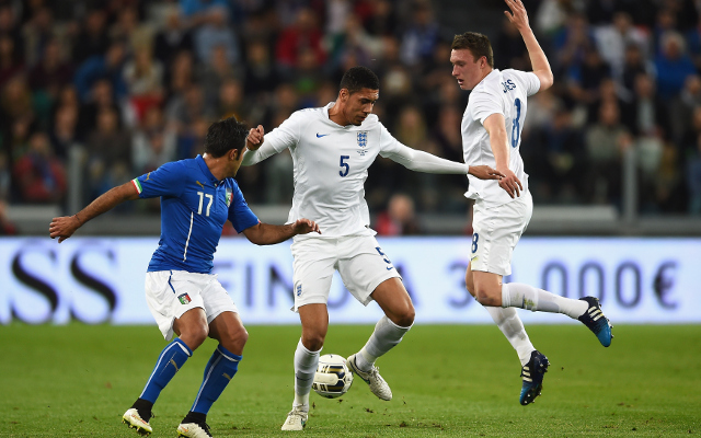 Chris Smalling Phil Jones England