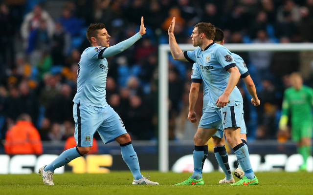 James Milner Stevan Jovetic Man City