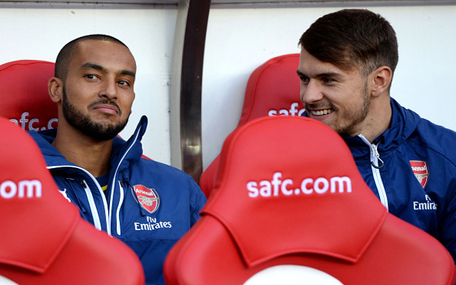 Theo Walcott Aaron Ramsey Arsenal