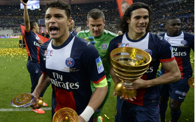 Thiago Silva Edinson Cavani PSG