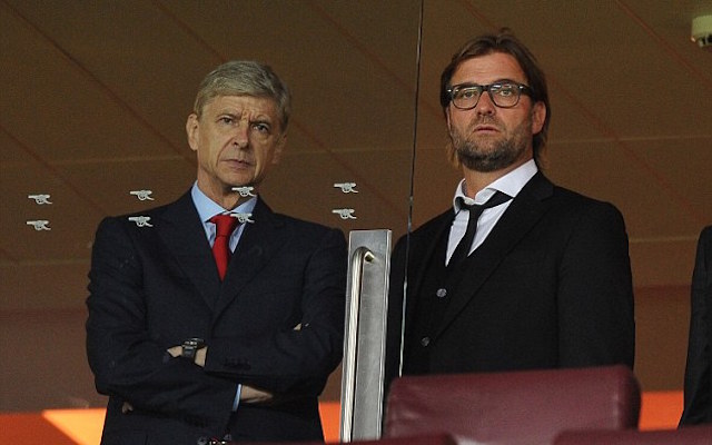 Arsene Wenger, Jurgen Klopp