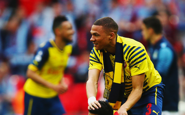 Kieran Gibbs and Alexis - Arsenal