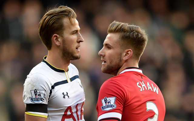 Luke Shaw and Harry Kane