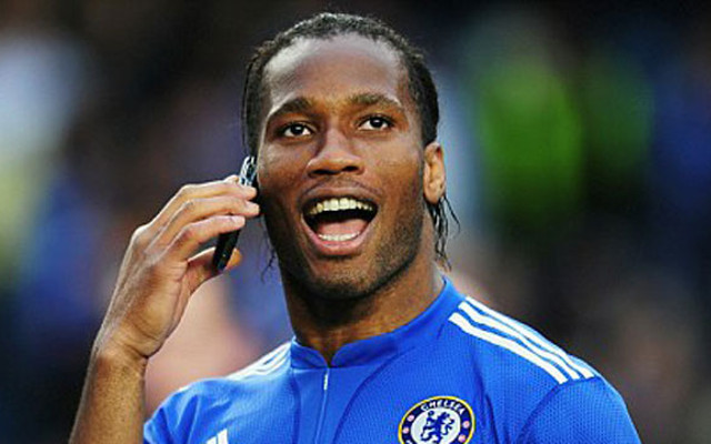 Didier Drogba in his Chelsea days
