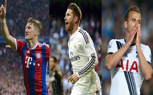 Bastian Schweinsteiger Sergio Ramos Harry Kane