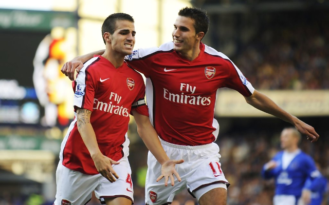 Fabregas Van Persie Arsenal