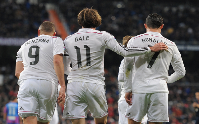 Karim Benzema Gareth Bale Cristiano Ronaldo Real Madrid