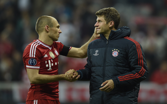 Arjen Robben Thomas Muller Bayern Munich