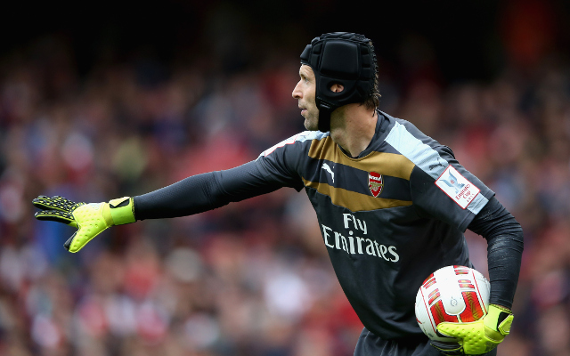 during the Emirates Cup match between Arsenal and VfL Wolfsburg at the Emirates Stadium on July 26, 2015 in London, England.