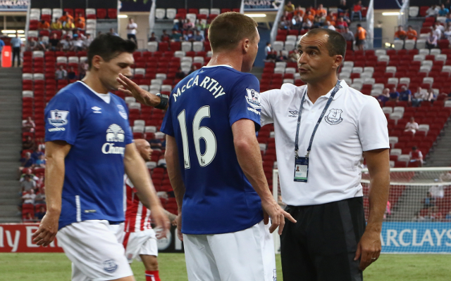 James McCarthy Roberto Martinez Everton