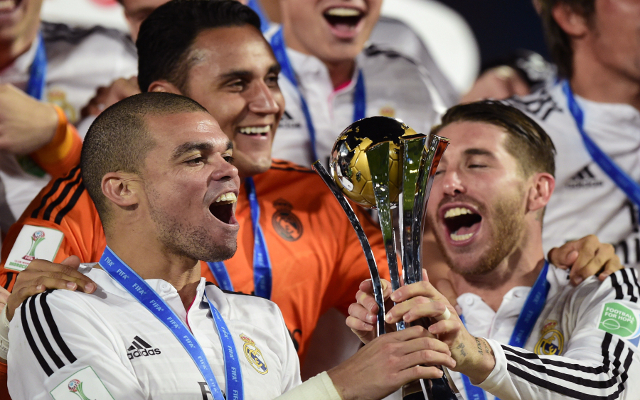 Pepe Keylor Navas Sergio Ramos Real Madrid
