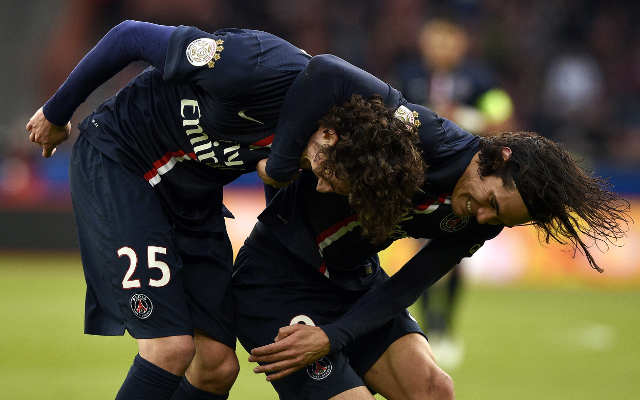 Adrien Rabiot Edinson Cavani PSG