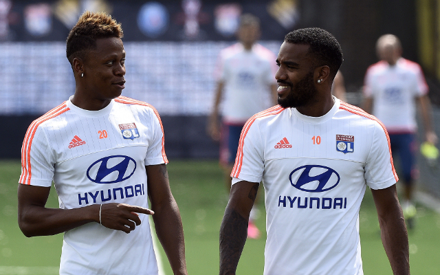 Clinton N'jie Alexandre Lacazette Lyon