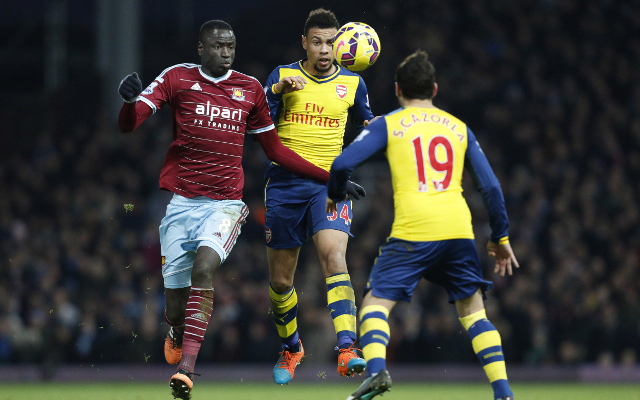 Santi Cazorla and Francis Coquelin - Arsenal