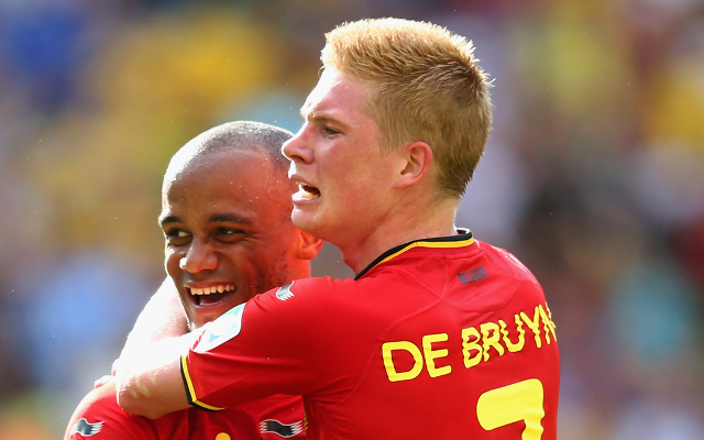 Vincent Kompany and Kevin De Bruyne - Belgium