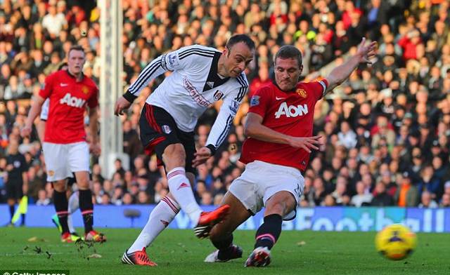 Berbatov Vidic Man Utd