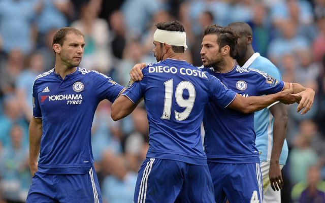 Branislav Ivanovic Diego Costa Cesc Fabregas