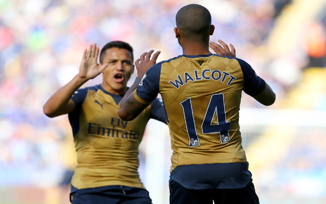 Theo Walcott Alexis Sanchez Arsenal