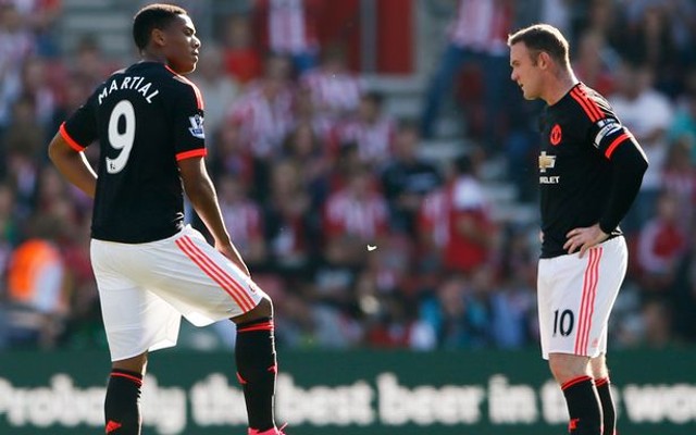 Martial Rooney Man Utd