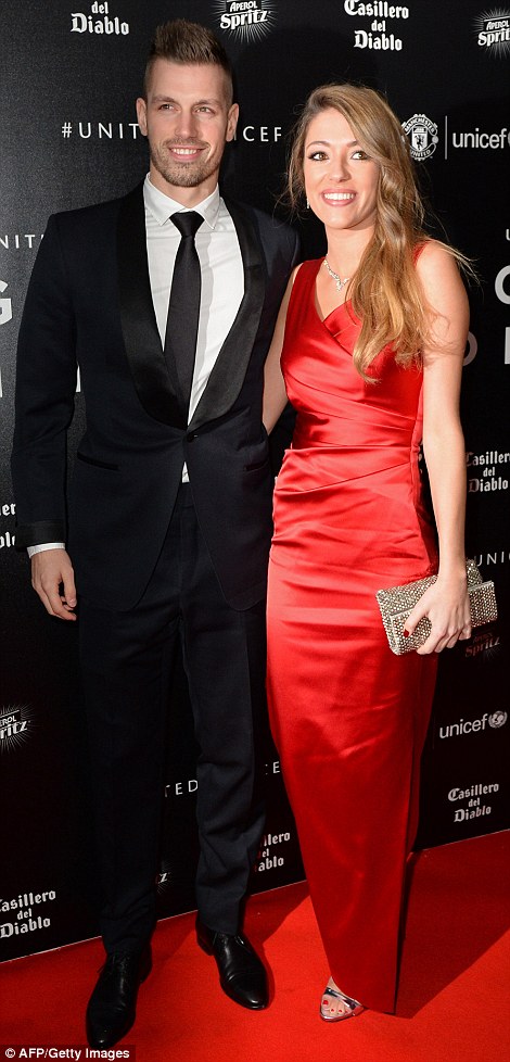 Morgan Schneiderlin and girlfriend Camille Sold