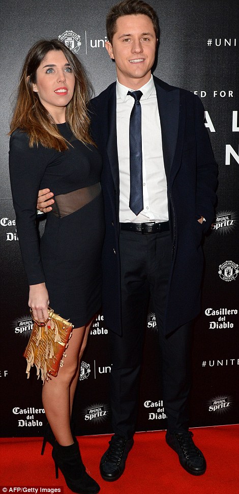 Ander Herrera and his girlfriend Isabel Collado