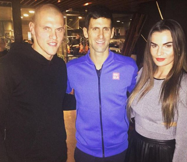 Martin Skrtel Novak Djokovic