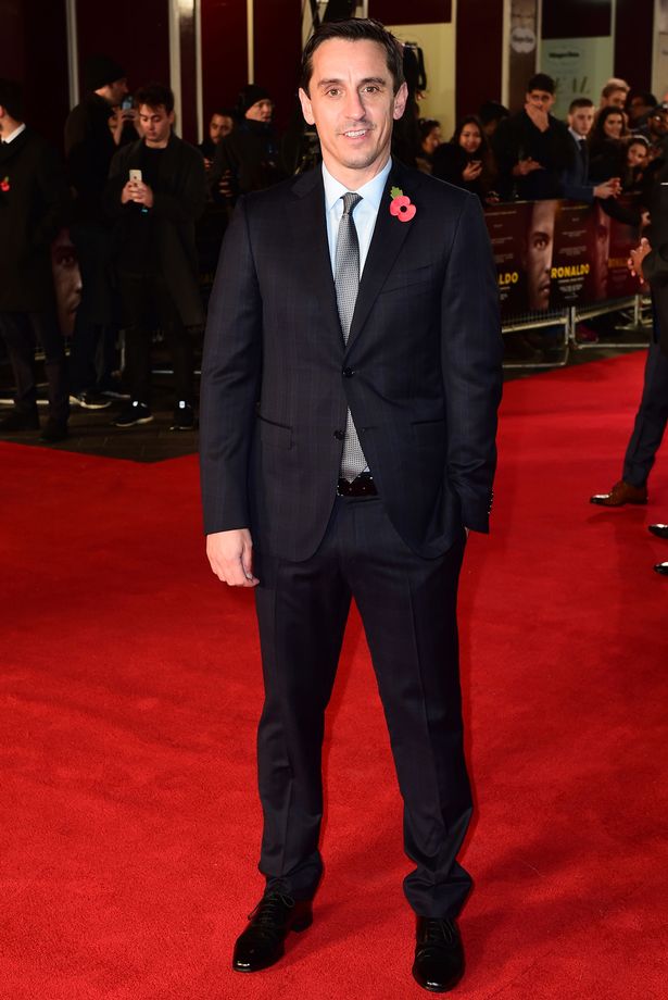 ronaldo film premiere gary neville