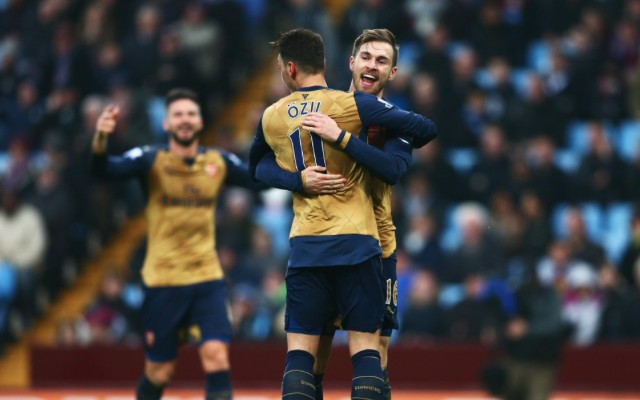 Aaron Ramsey & Mesut Ozil