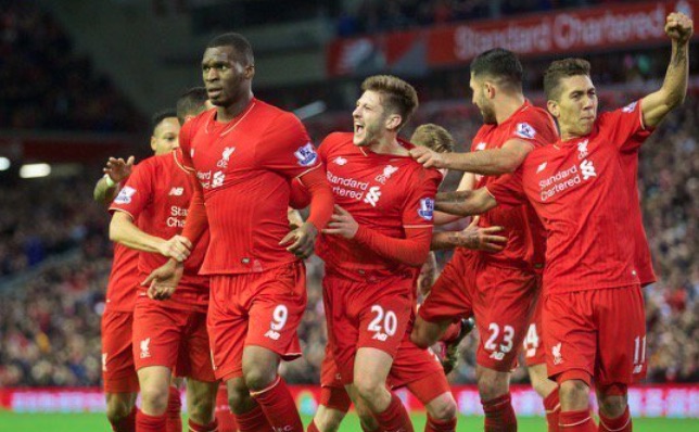 Christian Benteke Liverpool goal v Leicester