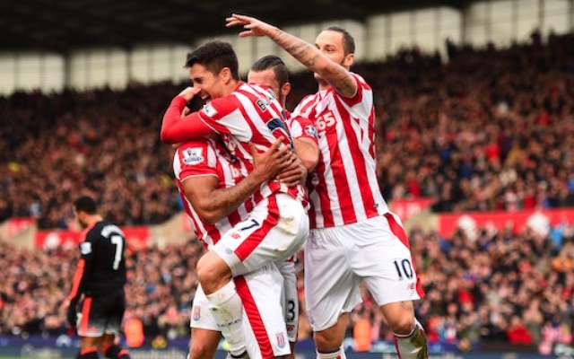 Bojan goal celebration in Stoke v Man United