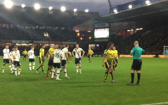 Nathan Ake red card